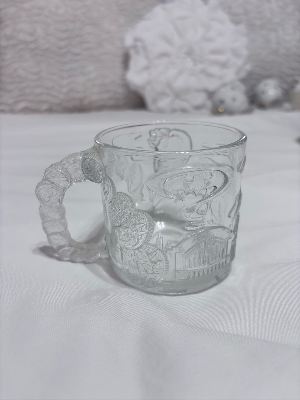 Vintage 1995 McDonald’s Batman Forever Two-Face Glass Mug